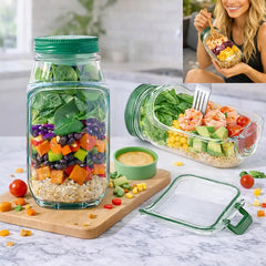 Bocal Salade Avec Ouverture 🥗 وعاء سلطة مع فتحة جانبية